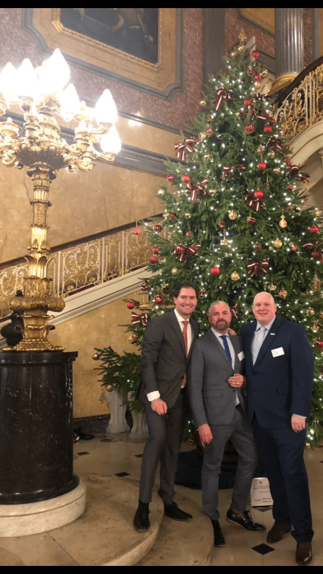 At the DIT Christmas International Trade Reception at Lancaster&nbsp;House